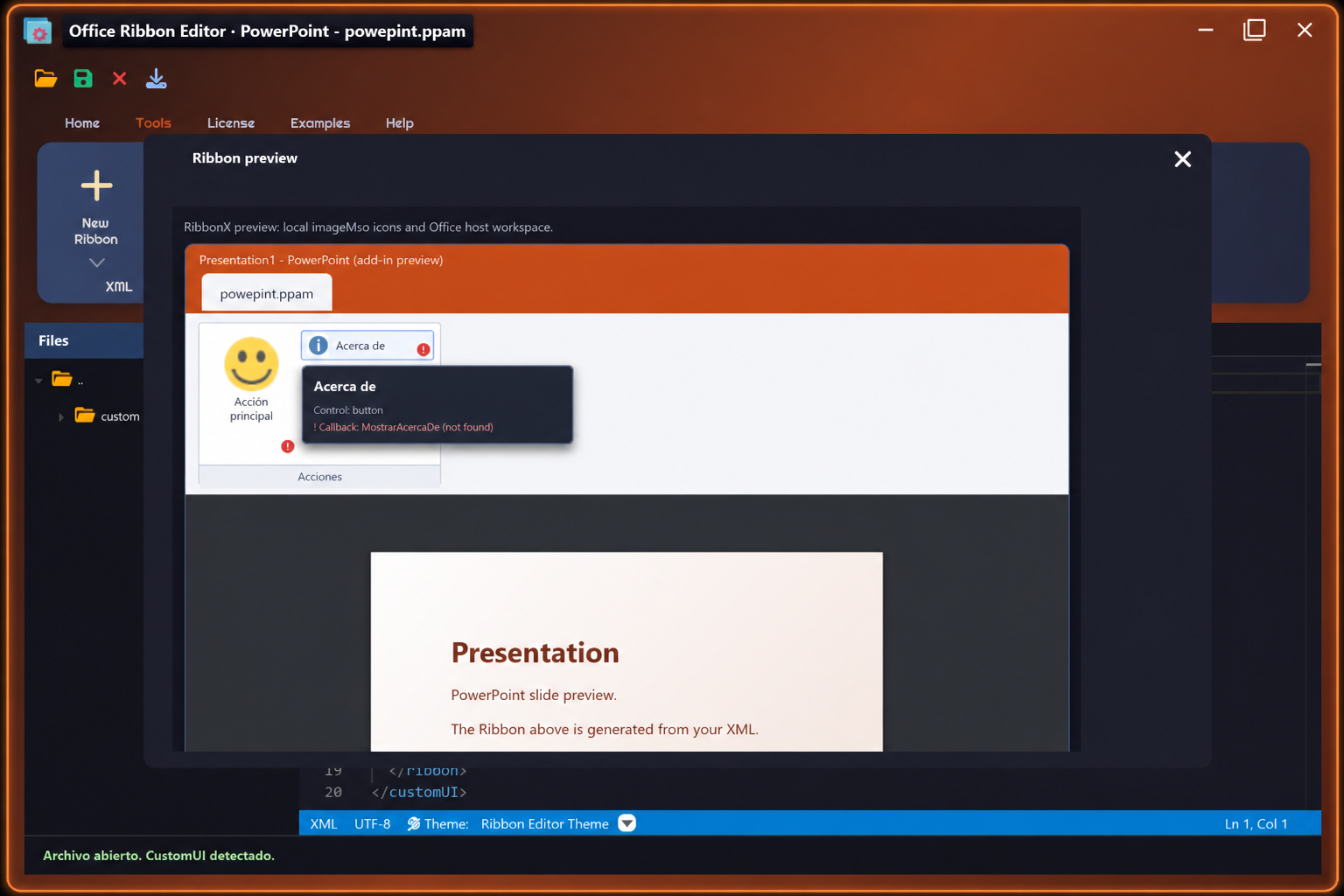 PowerPoint add-in preview
