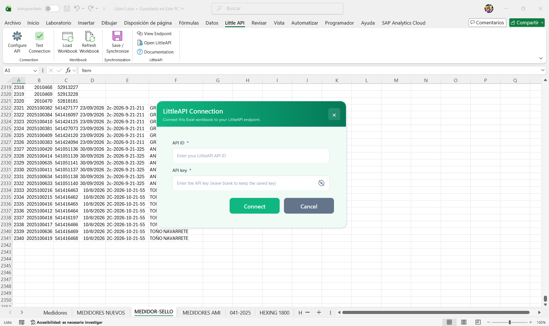 Modern Form running in Excel · PRO